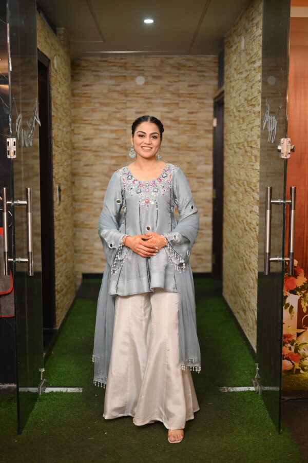 Peplum Flared Suit