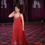 Ruby Red Anarkali