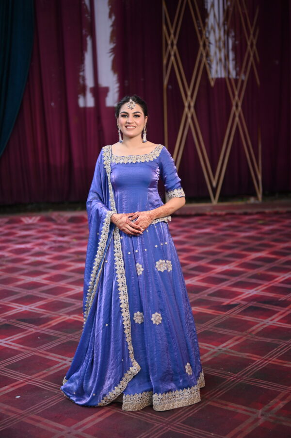 Blue Majesty Lehenga